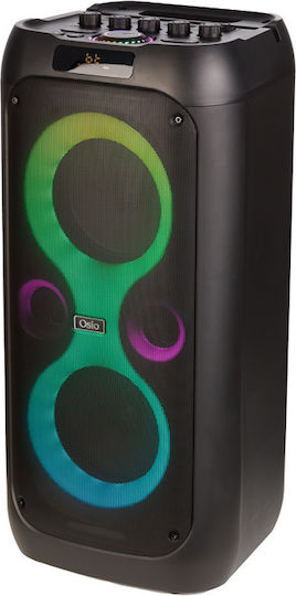 Osio Boxă Karaoke cu Microfon Fără Fir și Efecte de Iluminare OBT-8050 OBT-8050 Negru