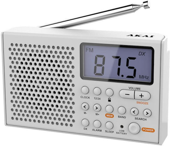 Akai Proffesional AWBR-305 Φορητό Ραδιόφωνο Μπαταρίας Λευκό