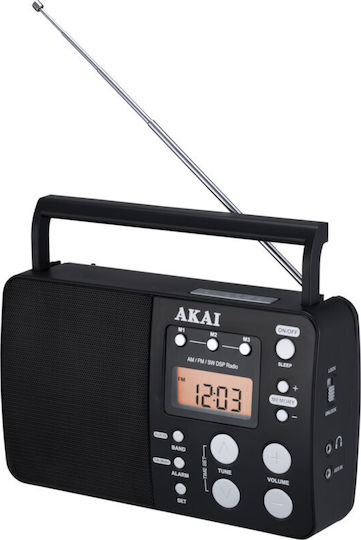 Akai Proffesional APR-200 Φορητό Ραδιόφωνο Ρεύματος / Μπαταρίας Μαύρο