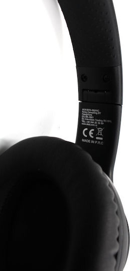Akai Proffesional Wireless / Wired Over Ear Headphones with Radio with 8 hours of Operation Black