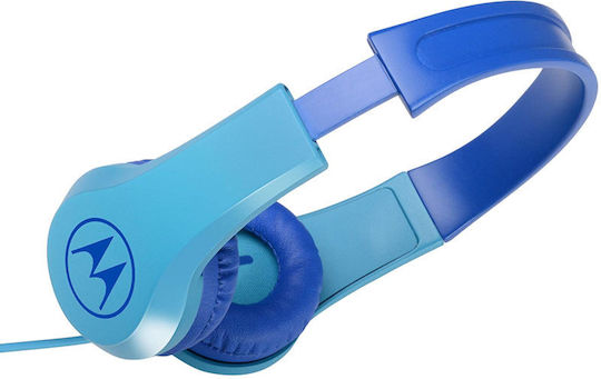 Motorola Squads 200 Wired On Ear Headphones Blue