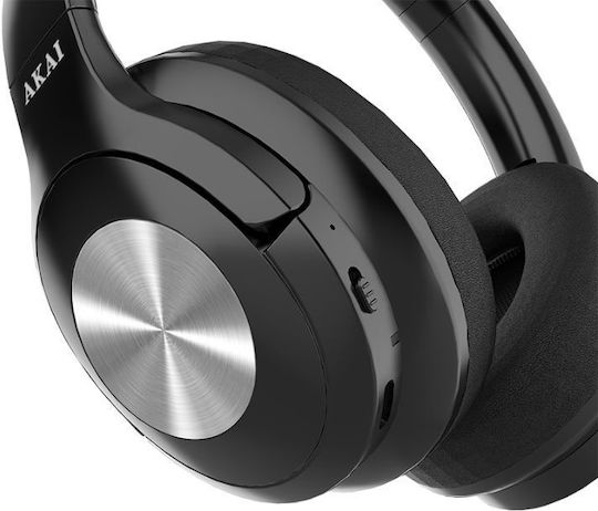 Akai Proffesional BTH-P100 Ασύρματα / Ενσύρματα Over Ear Ακουστικά με 22 ώρες Λειτουργίας Μαύρα