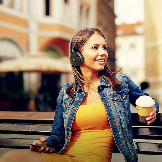 Motorola XT500 Ασύρματα / Ενσύρματα Over Ear Ακουστικά με 10 ώρες Λειτουργίας Μαύρα