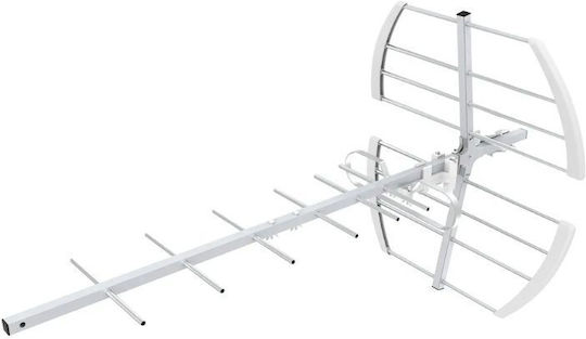 Osio OTA-1020 Outdoor TV Antenna (Does not Require Power Supply) Silver