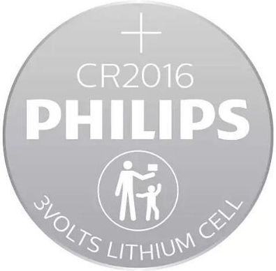 Philips Batterien Lithium für Uhren CR2016 3V 2Stück