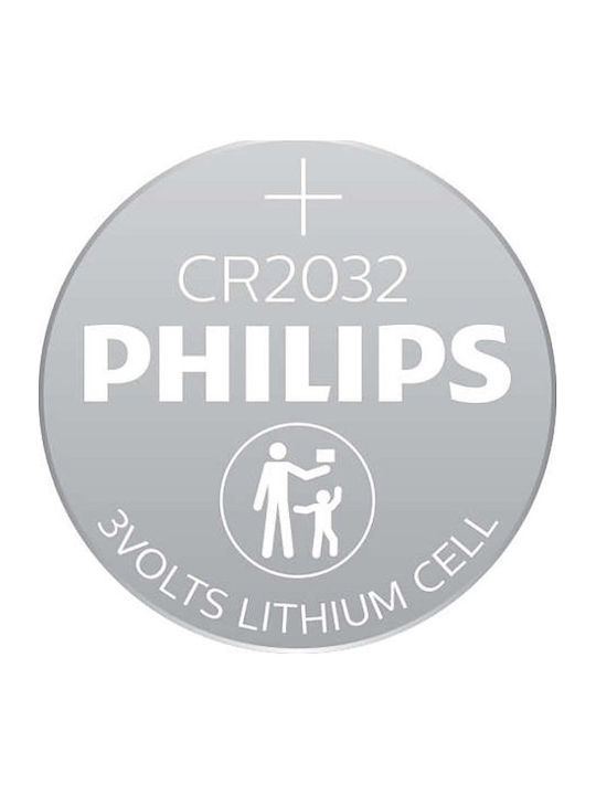Philips Lithium Watch Battery CR2032 3V 1pcs