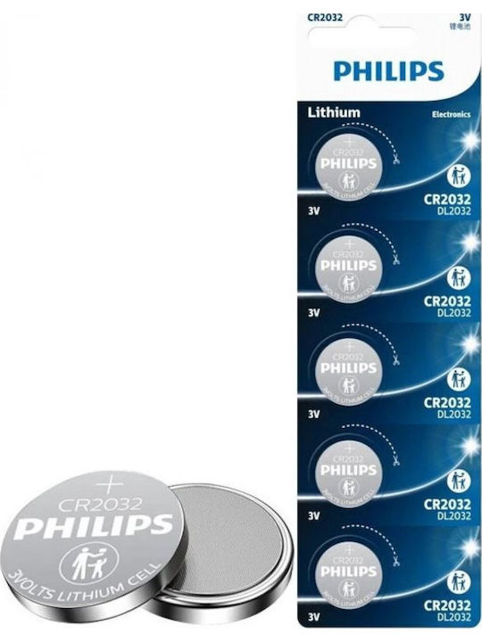 Philips Lithium Watch Battery CR2032 3V 1pcs