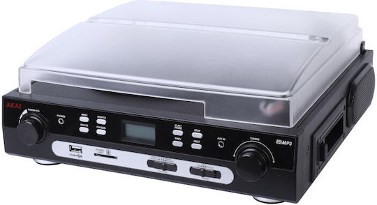Akai Proffesional ATT-15C Turntables with Preamp and Built-in Speakers Black