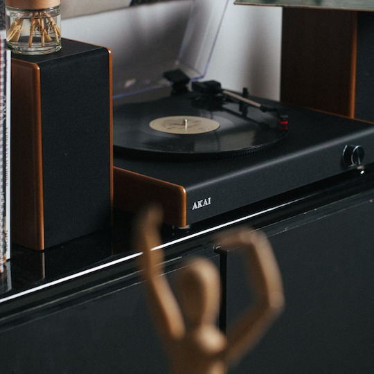 Akai Proffesional ATT-240SP Πικάπ με Προενίσχυση και Ενσωματωμένα Ηχεία Μαύρο