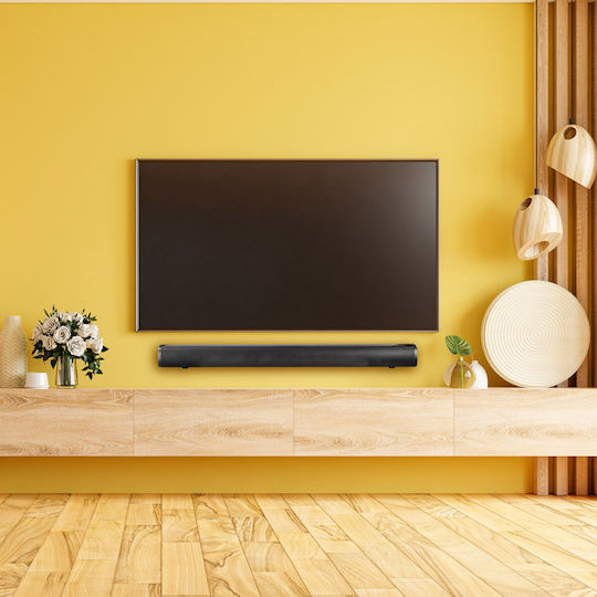 Osio Soundbar Bluetooth and HDMI 48W with Remote Control Black OSBT-9015