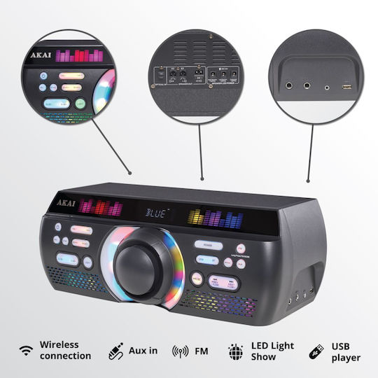 Akai Proffesional Аудиосистема 3.1 180W с CD Player и Bluetooth