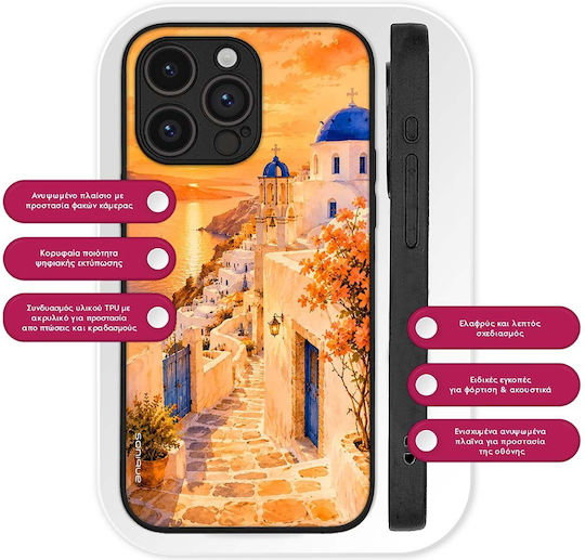 Калъф Sonique Greek Island Muse Series Google Pixel 8a 5g Залез В Оя