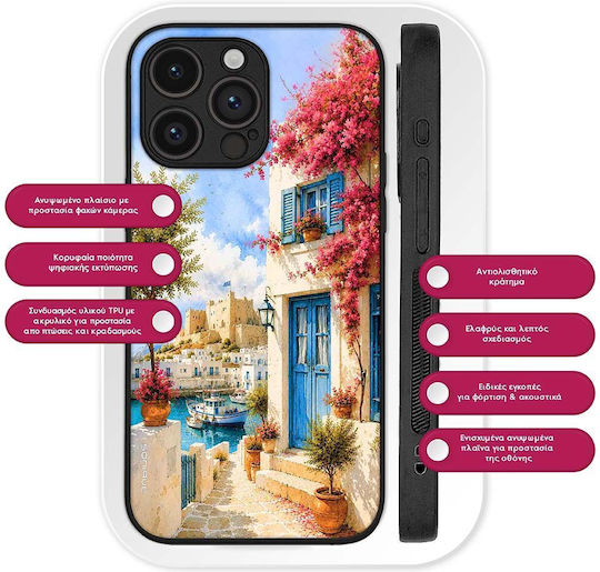 Калъф Sonique Greek Island Muse Series Oneplus Nord Ce 3 Lite 5g Родоско Пристанище