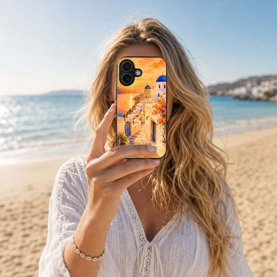 Калъф Sonique Greek Island Muse Series Honor 200 Smart 5g Залез В Оя