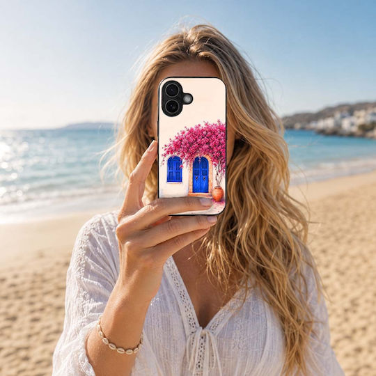 Калъф Sonique Greek Island Muse Series Realme Note 60 4g Розова Букаmbилия
