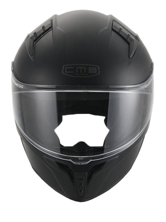 CMS GP2-R Plain Черен Мат Каска За Мотор Full Face ECE 22.06 1400гр