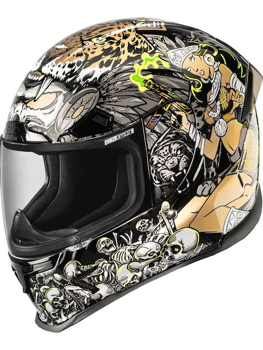 Icon Aztec Nine Airframe Pro Motorcycle Helmet Full Face ECE 22.06