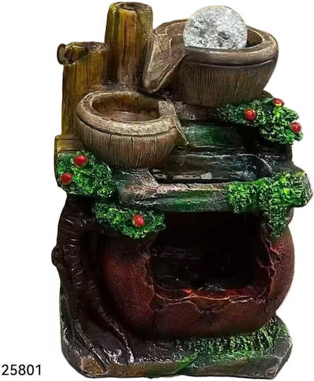 Feng Shui Springbrunnen mit Licht