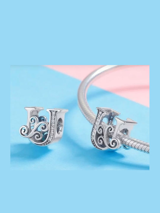 Pandora Charm Μονόγραμμα από Ασήμι