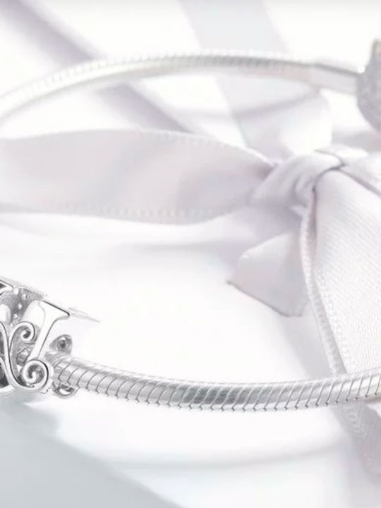 Pandora Charm Μονόγραμμα από Ασήμι