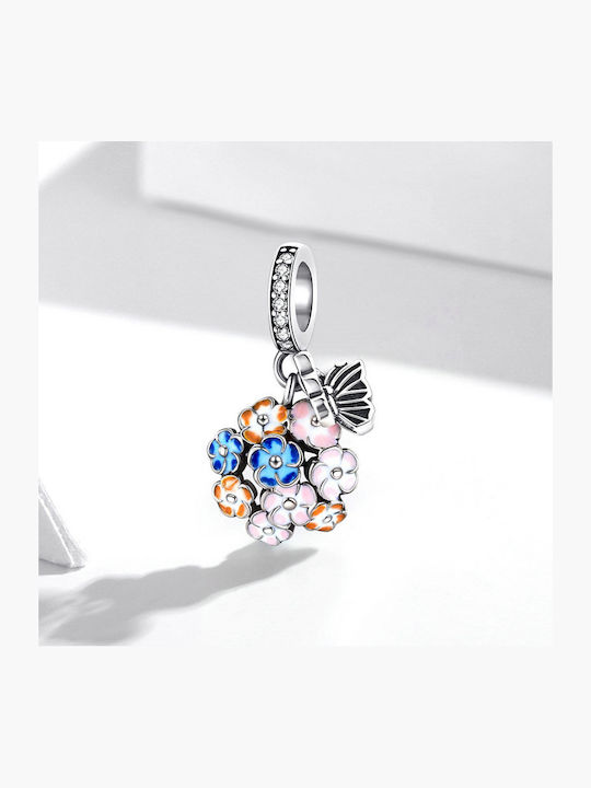 Pandora Charm Λουλούδι από Ασήμι