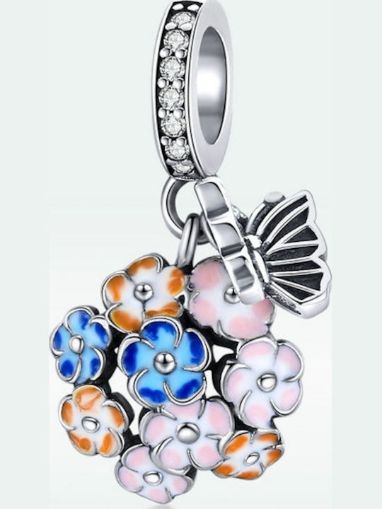Pandora Charm Λουλούδι από Ασήμι