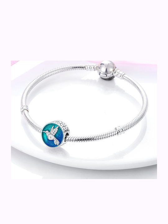 Pandora Charm από Ασήμι με Ζιργκόν Μπλε