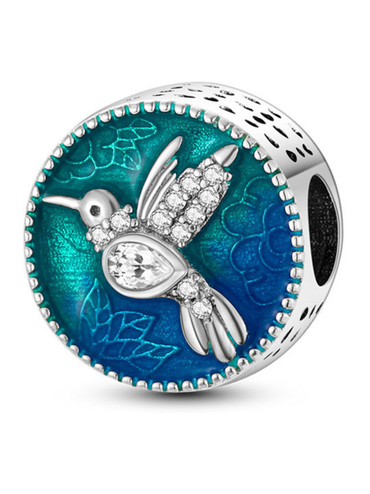 Pandora Charm από Ασήμι με Ζιργκόν Μπλε