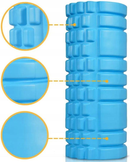 Vitolog Roller Massagegerät für den Nacken, Rücken, Beine und Körper Blau