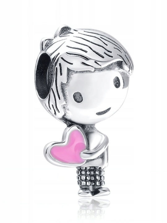 Pandora Charms Pendant Boy Heart Charms Silver 925