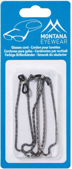 Graphite Chain String Pendant Glasses Bc6