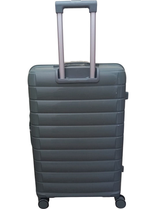 Felbags Großer Hartreisekoffer Grau Höhe 75cm Felbags Großer Hartreisekoffer Grau Höhe 75cm