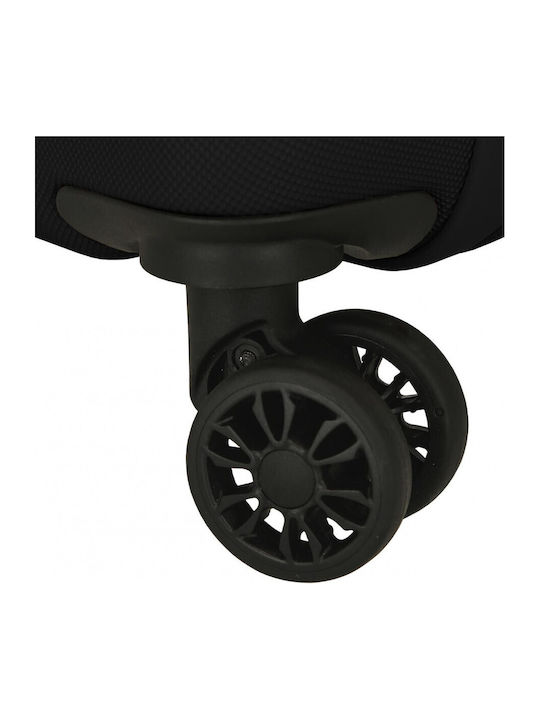 Roll Road Μεγάλη Βαλίτσα Ταξιδίου Σκληρή Black Ύψους 75εκ.