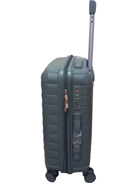 Felbags Cabin Hard Gray Travel Suitcase Height 55cm