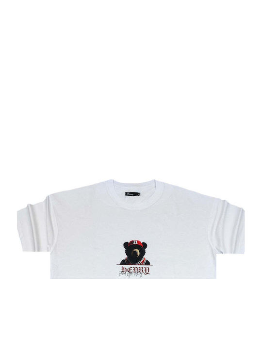 Herrenblusen T-Shirt Weiß