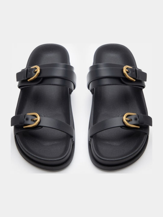 Women's Flat Sandals Flatforms Black
