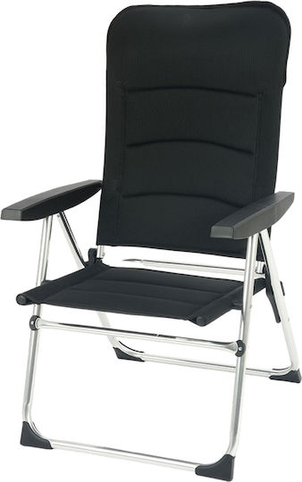 Aluminium Black Beach Chair