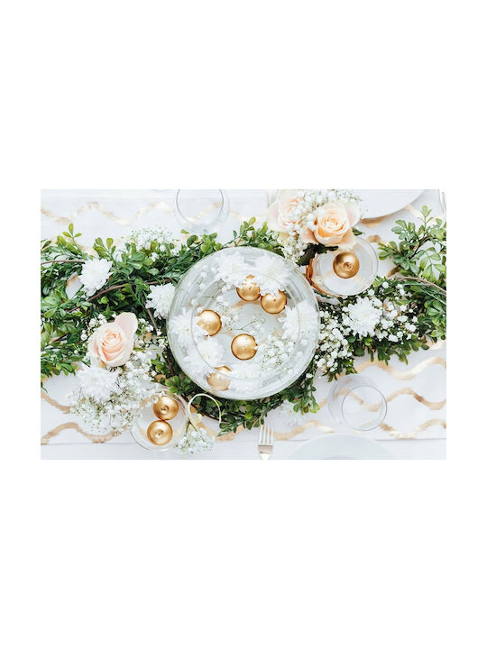 PartyDeco Διακοσμητικό Κερί Χρυσό
