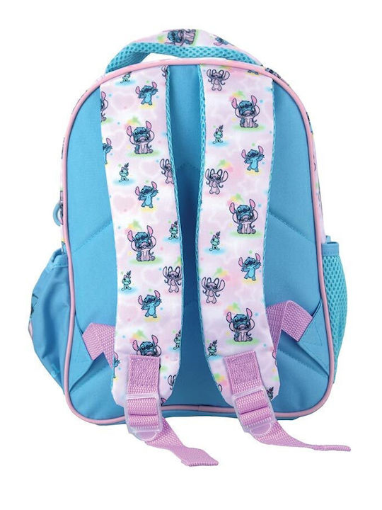 Gim Stitch Kindergarten Backpack with Water Bottle Holder Multicolour 12L 15 x 15 x 25cm