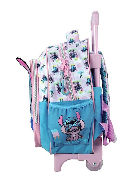 Gim Stitch School Bag Trolley Kindergarten With Water Bottle Holder Multicolour 12 Litre 15 x 15 x 25 cm 2026