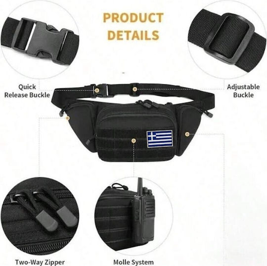 Militärrucksack Schwarz 45lt HM-4590-Schwarz