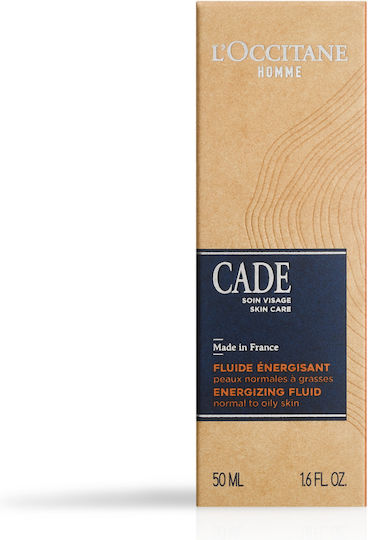 L'Occitane Cade Energizing Fluid Ενυδατική & Ρυθμιστική Λεπτόρρευστη Κρέμα Προσώπου 50ml
