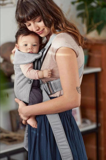 BabyBjorn Babytragetuch Rücken 3d Mesh Grau