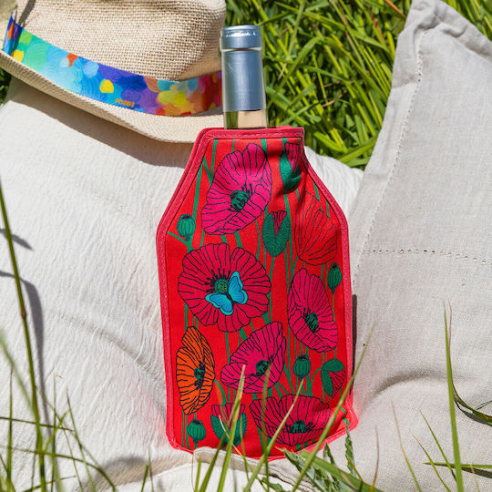 Pylones Insulated Bottle Cover Bottle Cooler Sleeve Cool & Glace 4 Designs Coquelicots