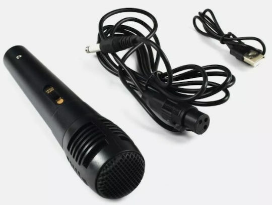 Ηχείο Karaoke με Ενσύρματo Μικρόφωνο και Εφέ Φωτισμού GTS-1868 718685 Μαύρο