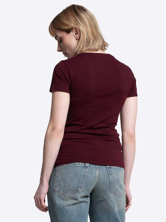 Bantry Women's T-shirt Oxblood Gold