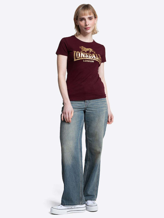 Bantry Women's T-shirt Oxblood Gold