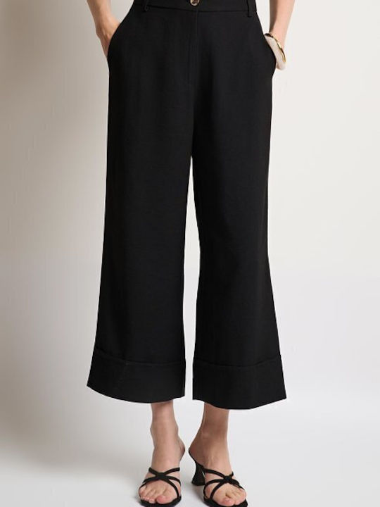 Women's Black Set with Trousers with Rubber Band