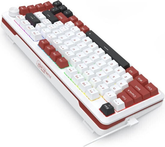 Redragon K721WRB-RGB Gaming Mechanical Keyboard 75% with Magnetic Switches and RGB Lighting (International English)