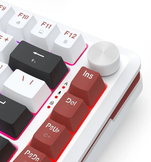 Redragon K721WRB-RGB Gaming Mechanical Keyboard 75% with Magnetic Switches and RGB Lighting (International English)